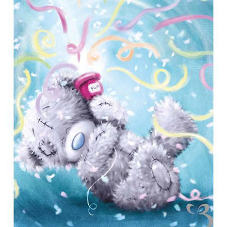 Tatty Teddy with Party Popper Me to You Bear Card £1.80